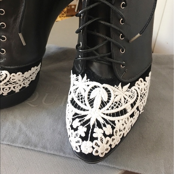 🎉HOST PICK🎉 Alexander McQueen Lace up Booties - Picture 3 of 8